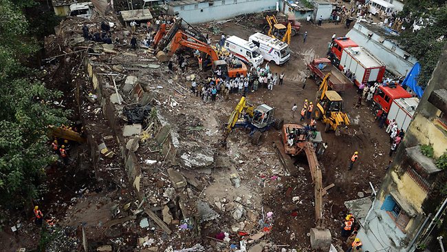 Mumbai building collapse: 61 dead, rescue operations called off