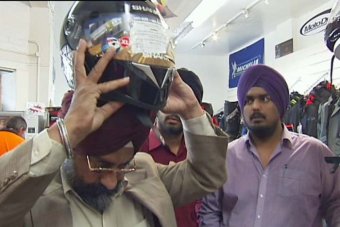 Hobart man looking for helmet exemption for Sikh Motorbike Riders