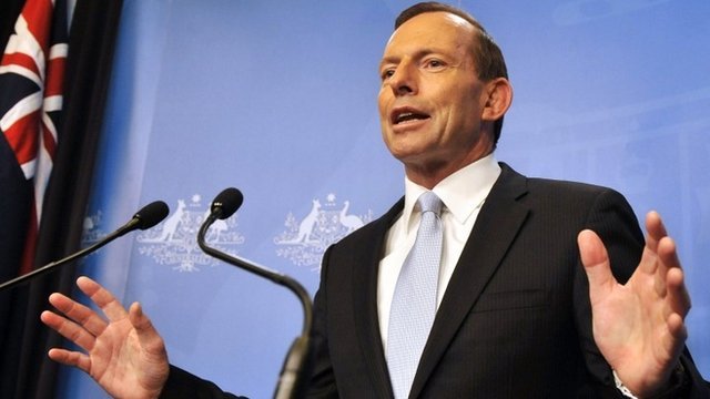 Tony Abbott is sworn in as PM and vows to go straight to work