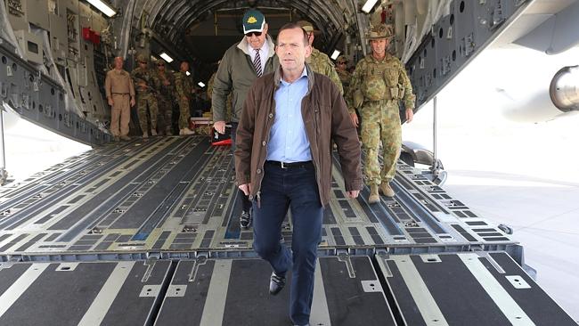 PM Tony Abbott visits Afghanistan and declares war over