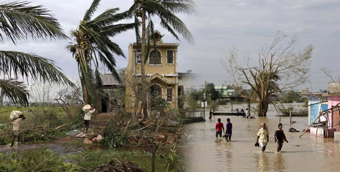 2.4 lakh houses damaged with Phailin fallout in India