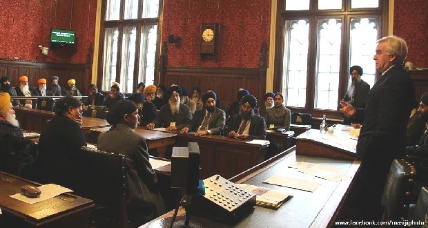 Hundereds of Sikhs arrived in London to lobby MPs at Parliament House