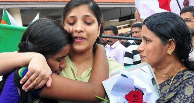 kerala nurses returning from iraq