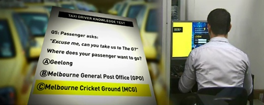 Only 1 woman in 234 people pass Melbourne’s new taxi Knowledge test