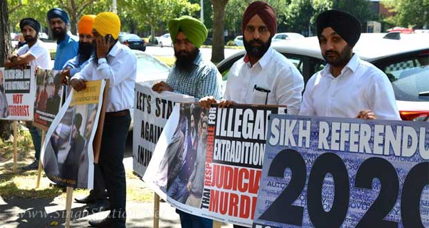 Sikhs protest outside Thai Consulate in Melbourne over Tara’s extradition