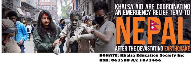 khalsaEdu-Nepal-earthquake-relief