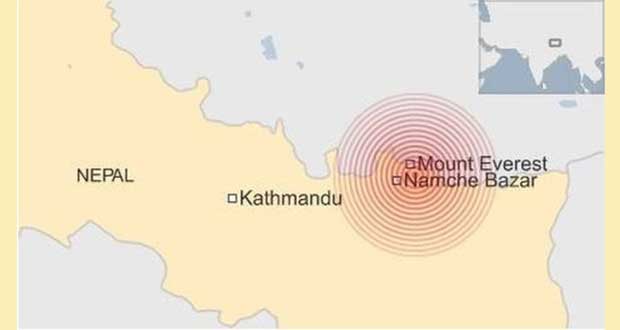 Second huge earthquake magnitude 7.4 hits Nepal