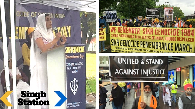 Despite Rain, Hundreds Turn Out For Sikh Genocide Remembrance March in Melbourne