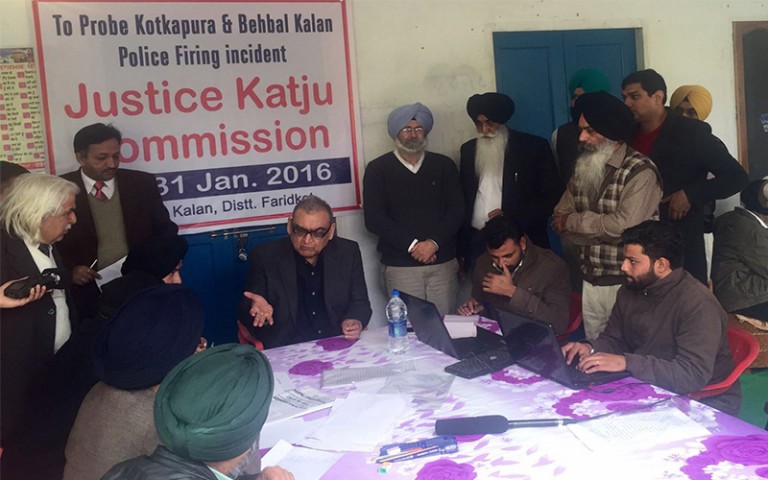 Behbal Kalan firing: Justice Katju Commission begins probe