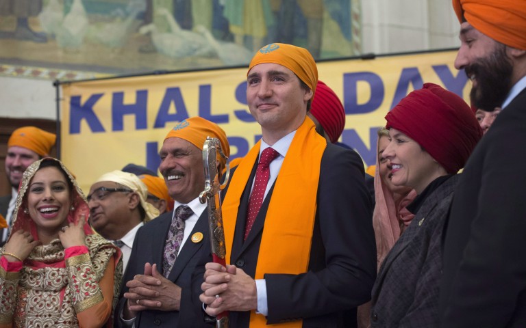 Justin Trudeau vaisakhi