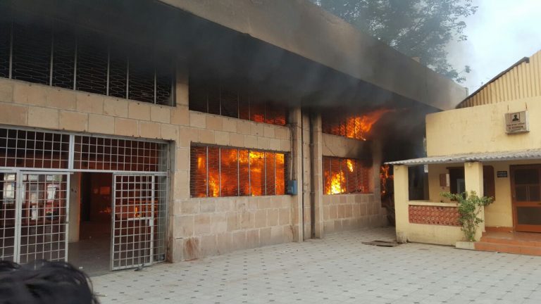 Amritsar railway counter fire