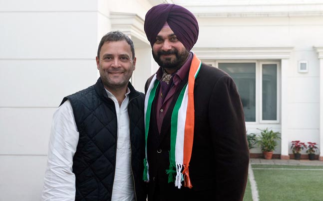 navjot sidhu joins congress