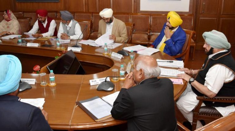 Punjab Cabinet congress first cabinet meet