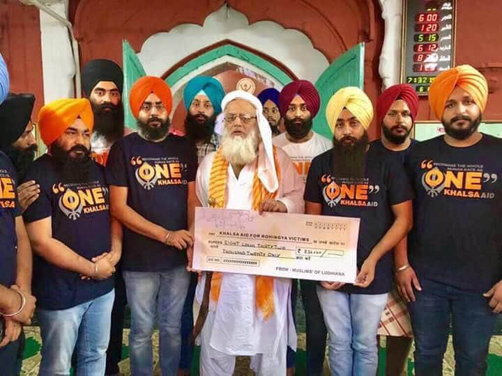 Ludhiana mosque Jama Masjid honors Khalsa Aid Volunteers