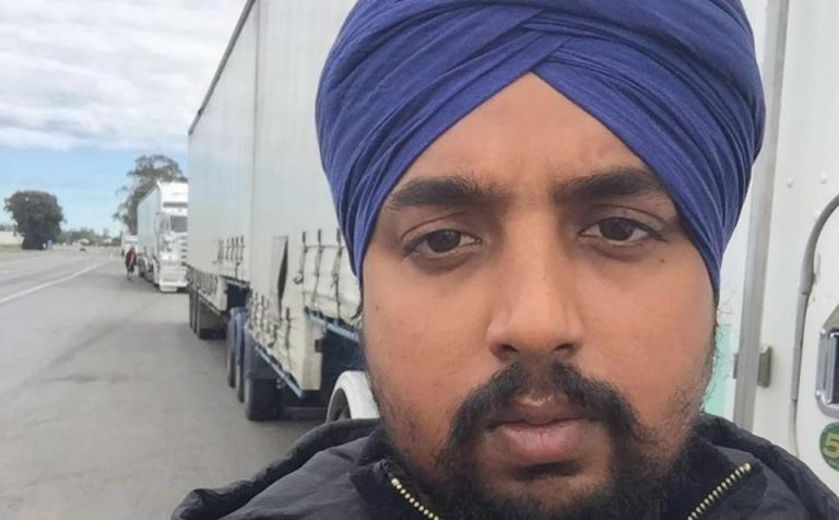 punjabi truck driver Parminder Singh Rinku Sangrur