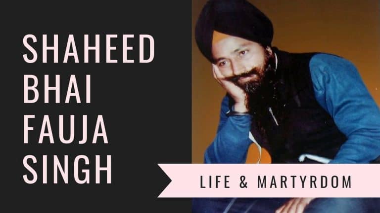 KURBANI – The Life & Martyrdom of Shaheed Bhai Fauja Singh Ji