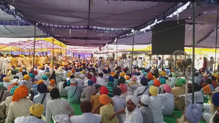 Bargari protest march sangat