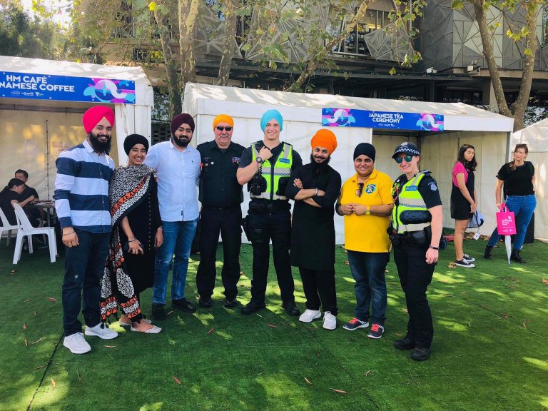 turban tying victorian multicultural festival 2019