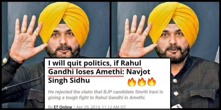 navjot sidhu twitter quit politics