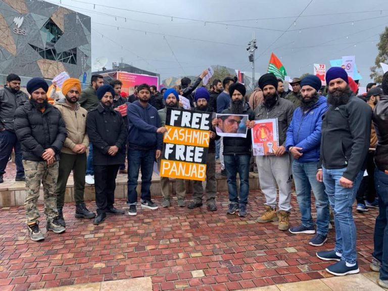 kashmir protest melbourne