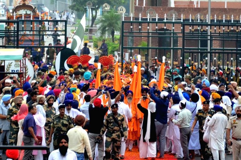 guru nanak 550 nagar kirtan wagha border