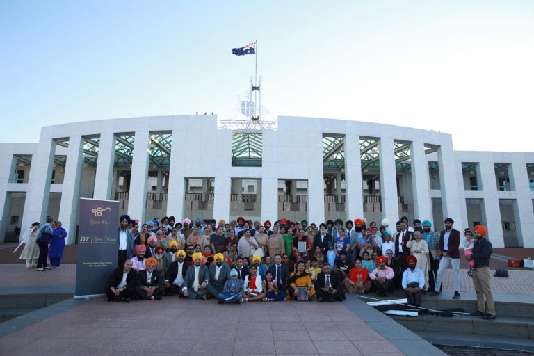 GuruNanak550 Canberra Parliament