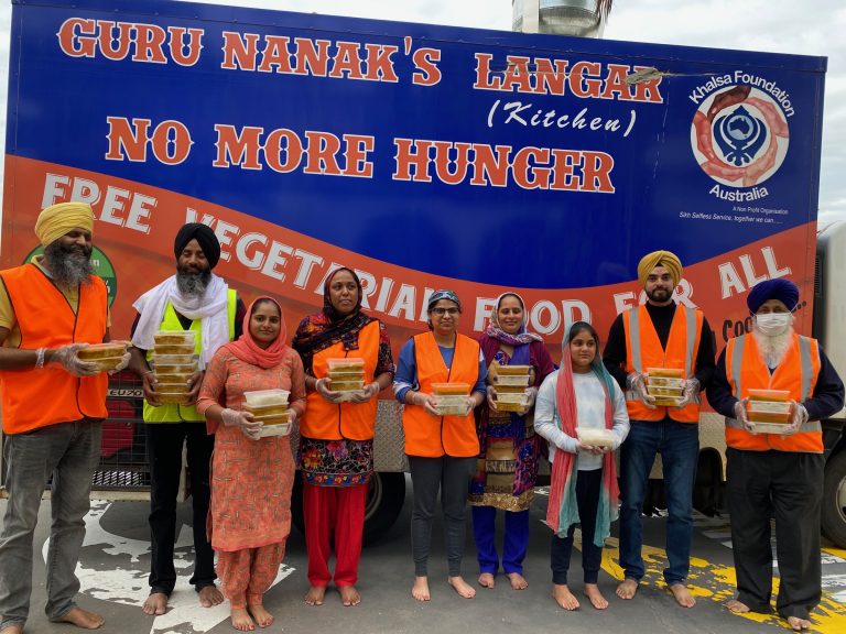 australian sikhs share meals