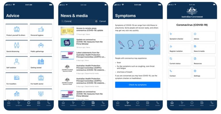 coronavirus australia app