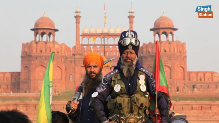 farmers protest red fort