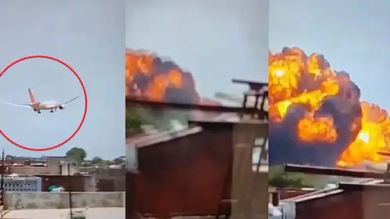 air india london flight crashes